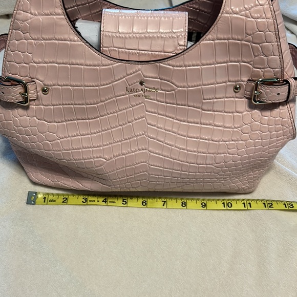 Kate Spade ♠️ pink croc tote - Picture 10 of 13